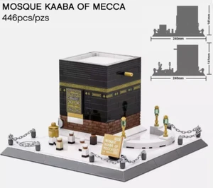Mosque Kaaba of Mecca - Building Block Bricks 446 Pcs Kaabah Architecture Toy - Picture 1 of 2