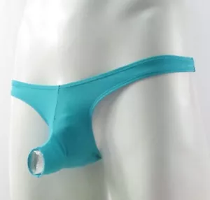 K232 G2322 Mens Sexy Thongs Sleeve Front Pouch T-back Soft Smooth Silky - Picture 1 of 22