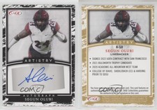 2022 SAGE Artistry Auto Silver Segun Olubi #A-SO Auto
