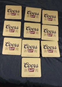 COORS BANQUET GOLDEN COLORADO 10 BAR BIERUNTERSETZER NEU 10er Set - Bild 1 von 4