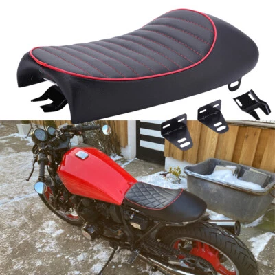 For Kawasaki KZ200 KZ400 KZ650 KZ800 KZ1000 Vintage Cafe Racer Hump Saddle Seat - Image 1 of 4