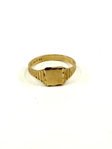 Anillo de sello Michael Anthony 1984 de oro amarillo de 14 k con corte de diamante talla 7 - Imagen 1 de 9