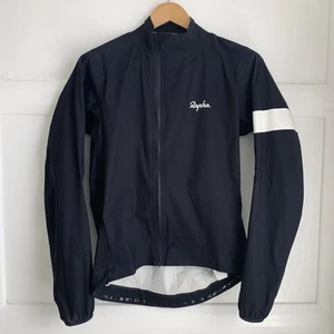 Rapha Core Rain Jacket II Mens Medium Black Waterproof Lightweight Reflective - Picture 1 of 10