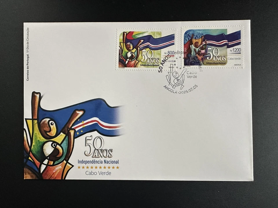 Angola 2025 Mi. ? FDC (Portugal) 50 Anos Independencia Nacional Joint - Photo 1/1