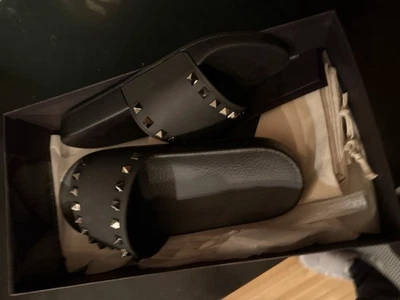 Valentino Garavani Women's Studded Slide Sandals - WORN ONCE BARELY USED - Image 1 of 4