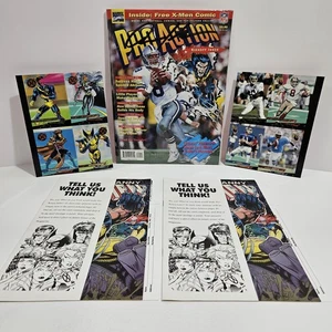 Vintage NFL PRO ACTION Magazine #1 Premiere Issue Signed By Adam Kubert 546/1000 - Picture 1 of 13