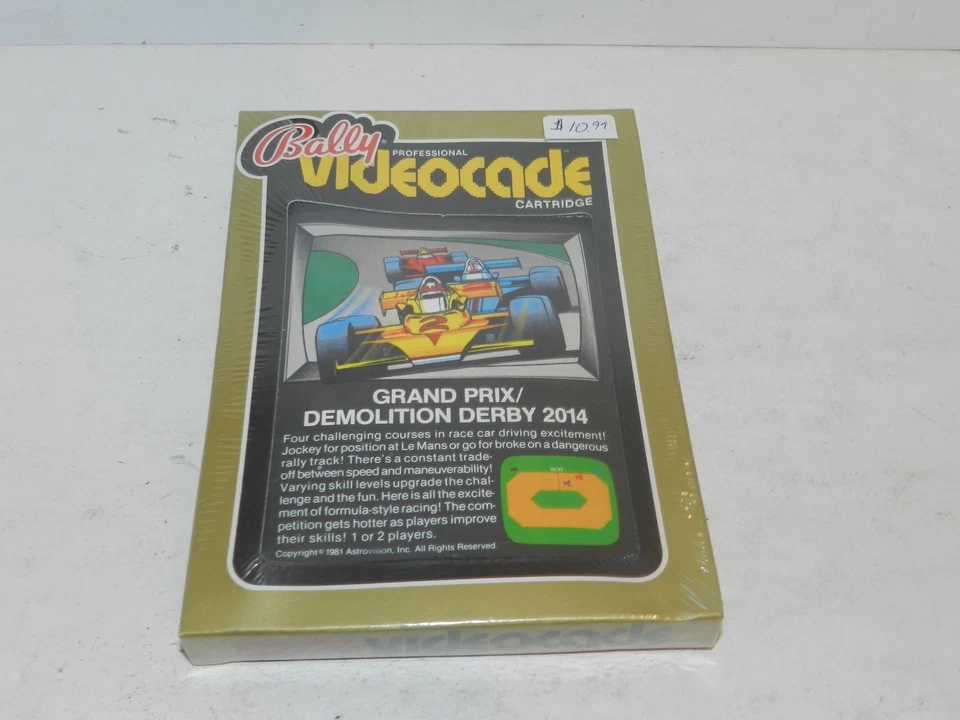 Grand Prix / Demolition Derby 2014 Bally Videocade Astrocade NEW SEALED NIB NISB - Image 1 of 1