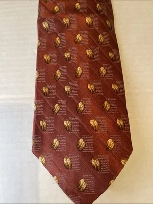 Corbata hecha a mano de seda para hombre VALENTINO Italia diseñador geométrico Foto 1 de 4