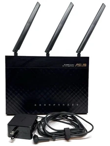 ASUS AC1900 Dual Band Gigabit WiFi Router (RT-AC68U) w/ Power Cord - Tested - Picture 1 of 6