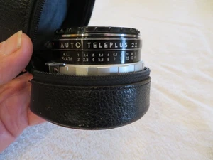 Vintage KENKO NT AUTO TELEPLUS 2X 35mm Camera Lens with Case - Picture 1 of 6