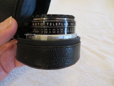 Vintage KENKO NT AUTO TELEPLUS 2X 35mm Camera Lens with Case - Image 1 of 4