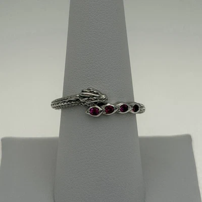 Anel de dragão Pandora Game of Thrones 192968C01 8,5 esterlina 925 + pano + estojo 3A - Imagem 1 de 4