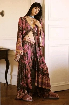 Free People x глубоко Антуанетта халат платье размер M/L шикарный! Новый без ценников  - Изображение 1 из 4