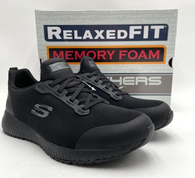 Skechers 77222 Women's NEW Slip-On Sneaker Black US Size 11 - Image 1 of 4