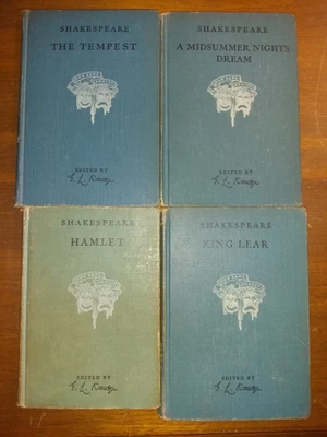 Lot of 4, Shakespeare Hamlet, Tempest, King Lear, Midsummer Nights Dream, Ginn & Foto 1 de 4