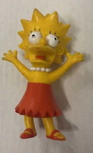 Lisa Simpson yelling 1990 The Simpsons PVC figure Vintage - Picture 1 of 6