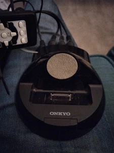 Onkyo DS-A2X Remote Interactive iPod Dock with Power Supply and Cables - Picture 1 of 2