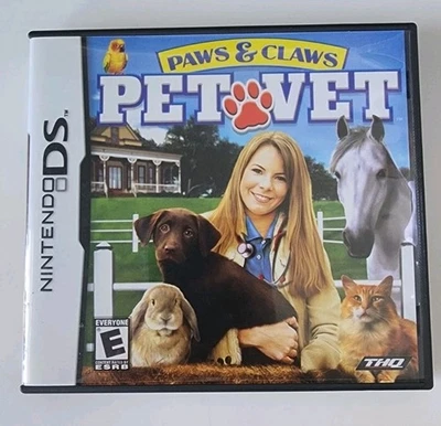 Paws & Claws: Pet Vet (Nintendo DS, 2007) Complete and Tested CIB - Image 1 of 3