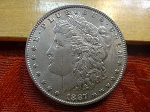 1887 United States Morgan Silver Dollar $1 Lot 10-2 - No Reserve - Picture 1 of 3