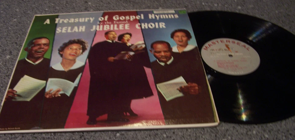 Selah Jubilee Choir "A Treasury of Gospel Hymns" BLACK GOSPEL LP  - Image 1 of 2