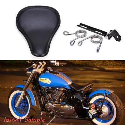 Motorcycle Driver Seat Leather Black Fit For Suzuki Boulevard C50 / Volusia 800 - Image 1 of 4