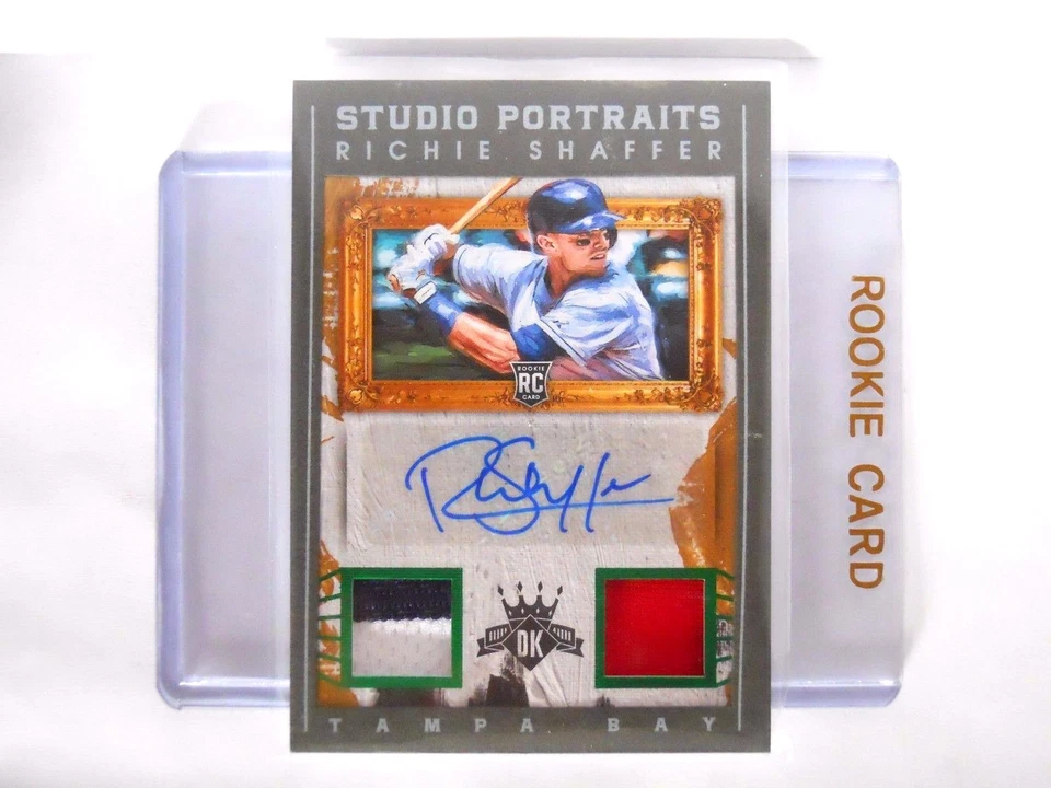 Panini Diamond Kings Richie Shaffer 2016 automático/doble triple color reliquia RC #'d/5  Foto 1 de 4