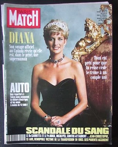 1991 PARIS MATCH LADY DIANA JAPANESE ELECTRIC CARS THE JAGGER STORKS - Picture 1 of 1
