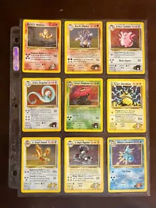 2000 Pokemon TCG: Full Complete Gym Heroes Set (132/132) - NM / MP Condition - Picture 1 of 9