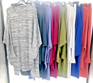 2 piece Loungewear Track Suit plus size 08-30 loung set high low knitted top set - Picture 1 of 56