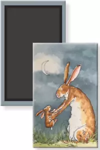Guess How Much I Love You Big Little Nutbrown Hase Book Page Kühlschrankmagnet 2 x 3 - Bild 1 von 3