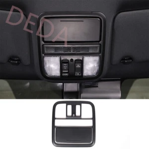Matte Black ABS Front Reading Light Lamp Panel Cover Fit For Honda Pilot 2015-22 - Picture 1 of 12