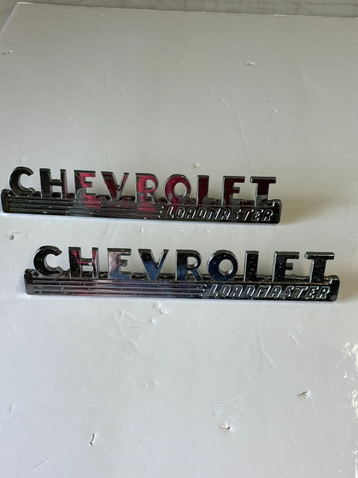 (2) 1947-54 Chevrolet Truck “Loadmaster” Emblems - Image 1 of 4