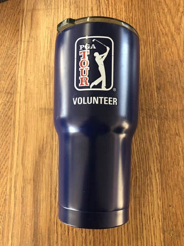 PGA Tour Volunteer Tumbler Cup Insulated Travel Mug Large 30 Ounces Lid Coffee Cover