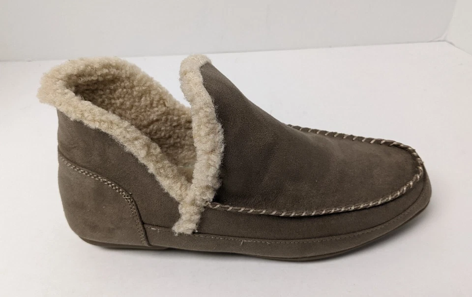 Anne Klein Ozark Moccasin Slippers, Grey, Women's 7.5 M - Image 1 of 4