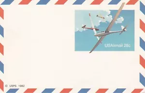 1982 USA card Gliders, unused - Picture 1 of 2