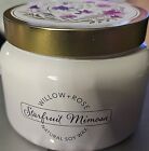 Starfruit Mimosa Natural Soy Wax Candle Willow Rose Scent