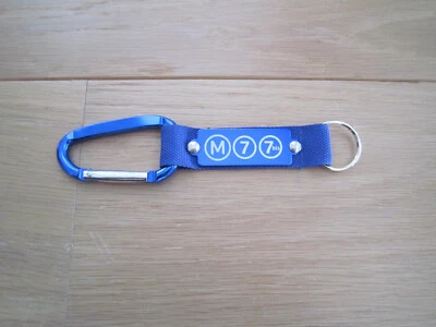 Porte clé clef RATP goodies collector métro ligne 7 et 7 bis et mousqueton - Photo 1/4