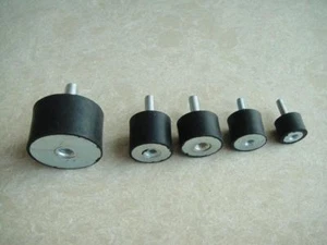 Almohadilla de choque 5 piezas M8 * 23 30x30 mm M8 rosca macho goma VD almohadilla de choque antivibración  - Imagen 1 de 3