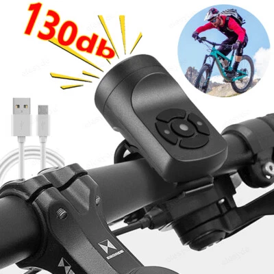 Altavoz de alarma con anillo de campana de bocina de sirena electrónica súper fuerte para bicicleta 140dB Foto 1 de 4