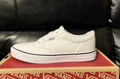 Vans Winston Tela UK 8 EUR 42 Bianco Navy VN000VOB1XE1