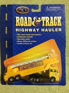 1997 Maisto Road & Track MERCEDES FIRE TRUCK Tractor Trailer HO Scale 1/87 - Picture 1 of 8