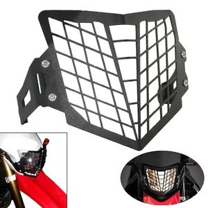 Black Headlight Grille Guard Cover Protector For HONDA CRF250L CRF250M 2013-2020 - Picture 1 of 7