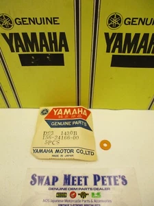 Vintage Yamaha YM1 YDS3 NOS OEM Plate Washer Tank Emblem (x1) # 156-24166-00 - Picture 1 of 5