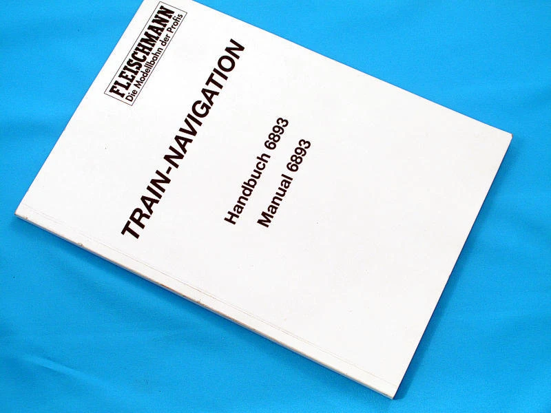 Fleischmann 6893 Train Navigation Manual Inglese Tedesco modellismo - Immagine 1 di 1