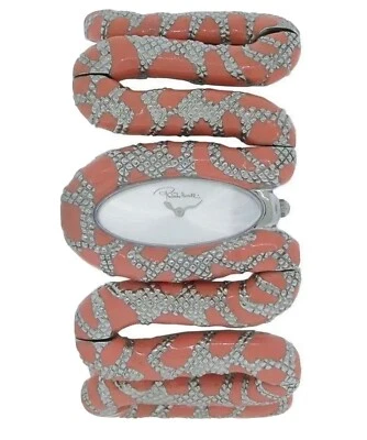 Roberto Cavalli Cleopatra Women's Coral Snake Analog Watch - Image 1 of 4