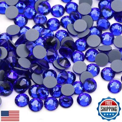 Hotfix Rhinestones Flatback Glass Rhinestone 1440PCS SS16 3.7-3.9MM Round Gem - Image 1 of 4