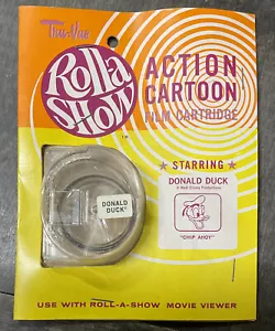 Vintage Sawyers Tru Vue Roll-A-Show Film Cartridge DONALD DUCK Rolla Show NOS - Picture 1 of 2