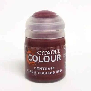 (3) Lote ollas Games Workshop pintura contraste desgarradores de carne rojo 12 ml - Imagen 1 de 1