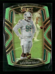 2020 Select Club Level Neon-Green Die-Cut Raekwon Davis - Picture 1 of 2