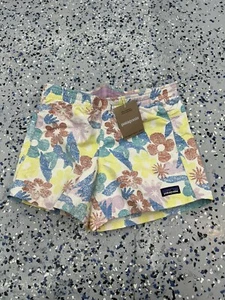 New Patagonia Kids Baggies Shorts 4" Lined Swim Trunks Spring Natural L 12 - Picture 1 of 2